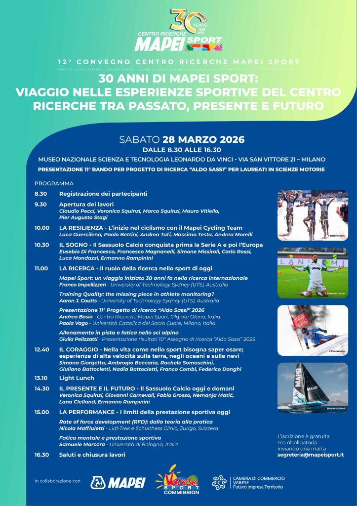 programma convegno mapei sport 2026